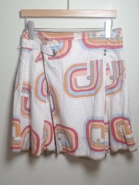Firetrap Logo Pleated Skirt Size 27